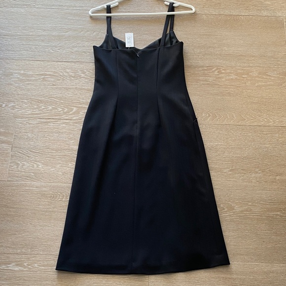 BCBG Sleek Black Midi Dress, Vintage, siize 2, NWT - Picture 8 of 8